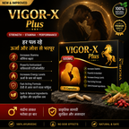 Dr. ABI Ayurvedic VIGOR-X Plus (500mg) – 30 Ayurvedic Capsules for Strength, Energy & Stamina