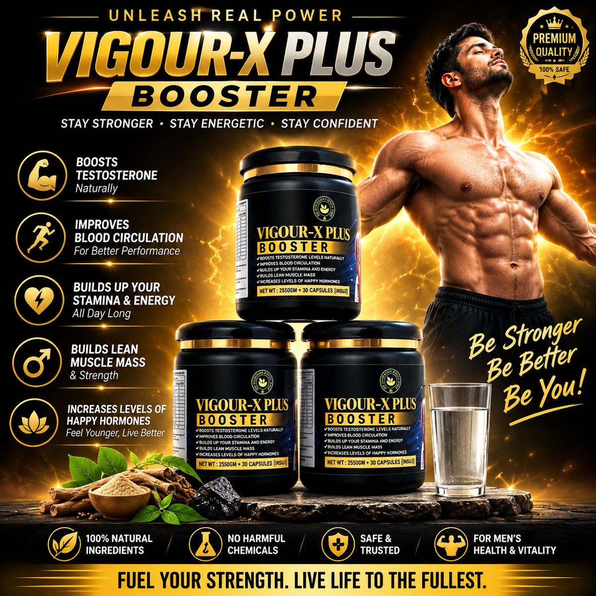 VIGOUR-X PLUS BOOSTER Pack Of 3