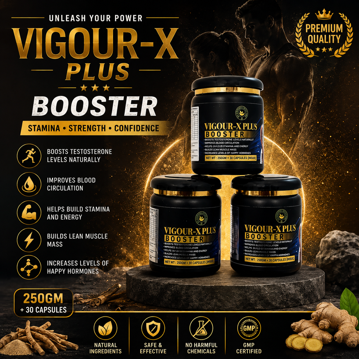 VIGOUR-X PLUS BOOSTER Pack Of 3