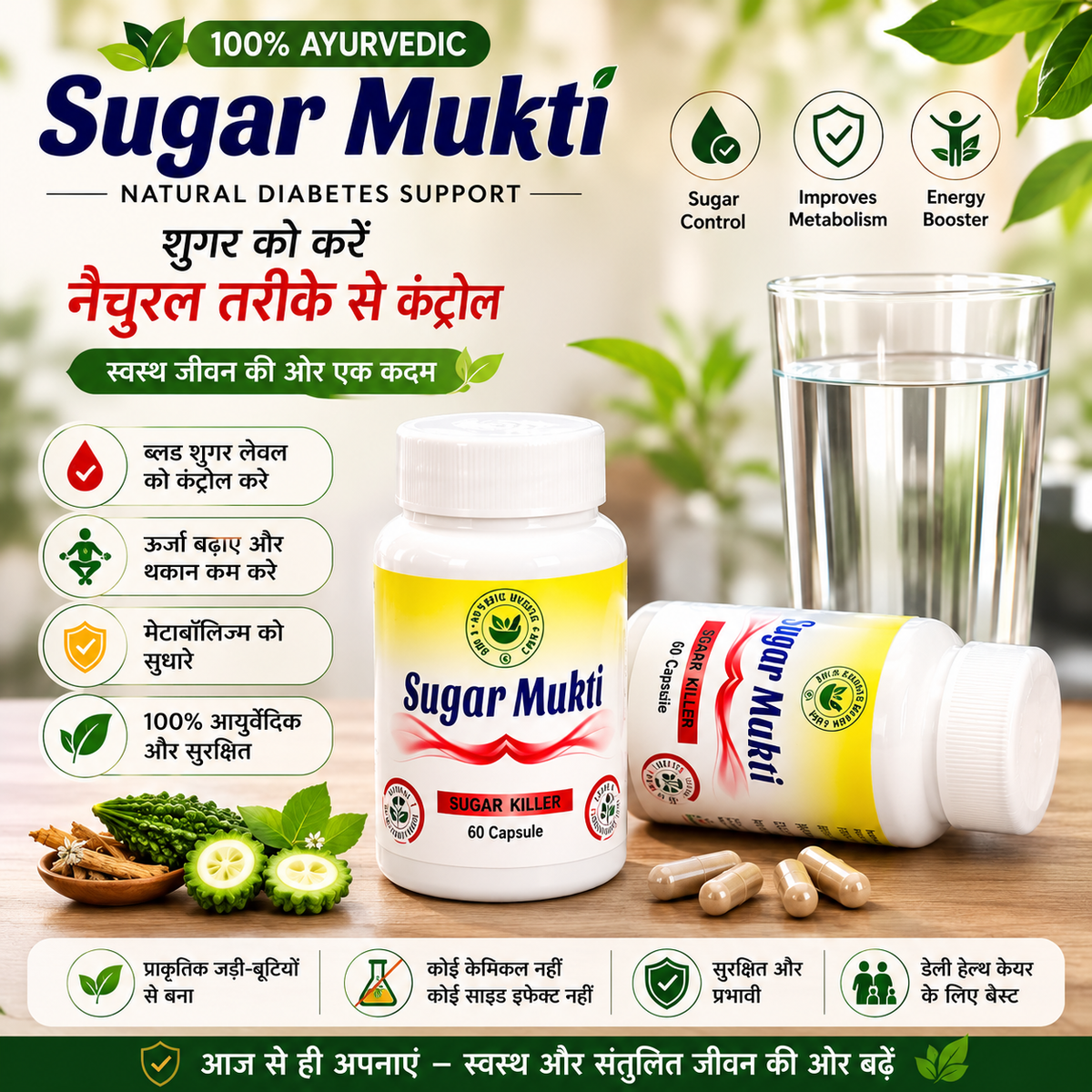 Sugar Mukti – 60 Capsules