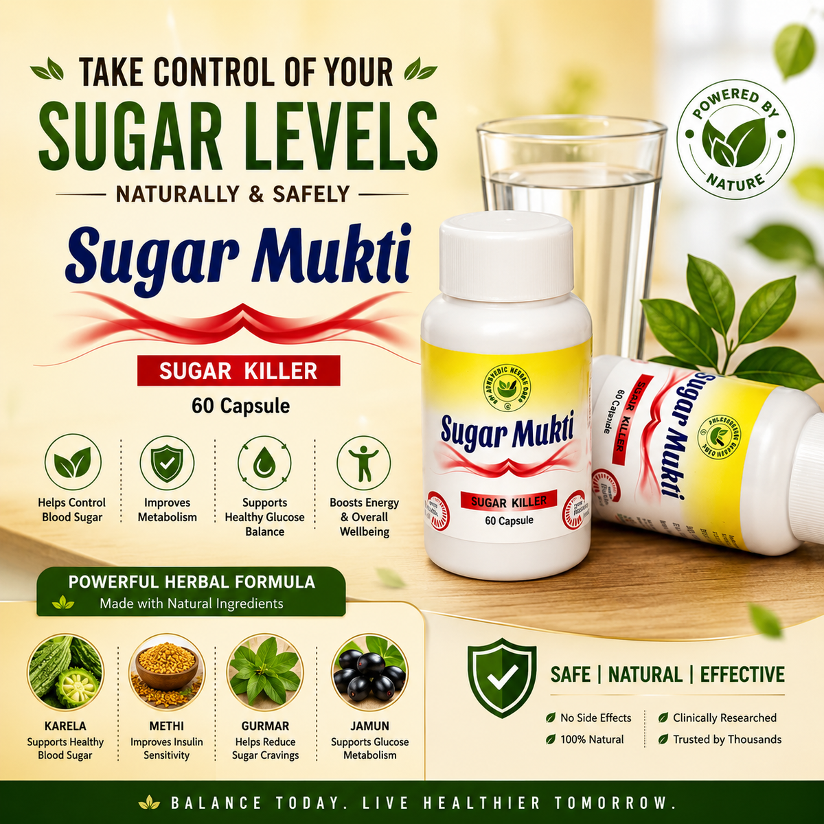 Sugar Mukti – 60 Capsules