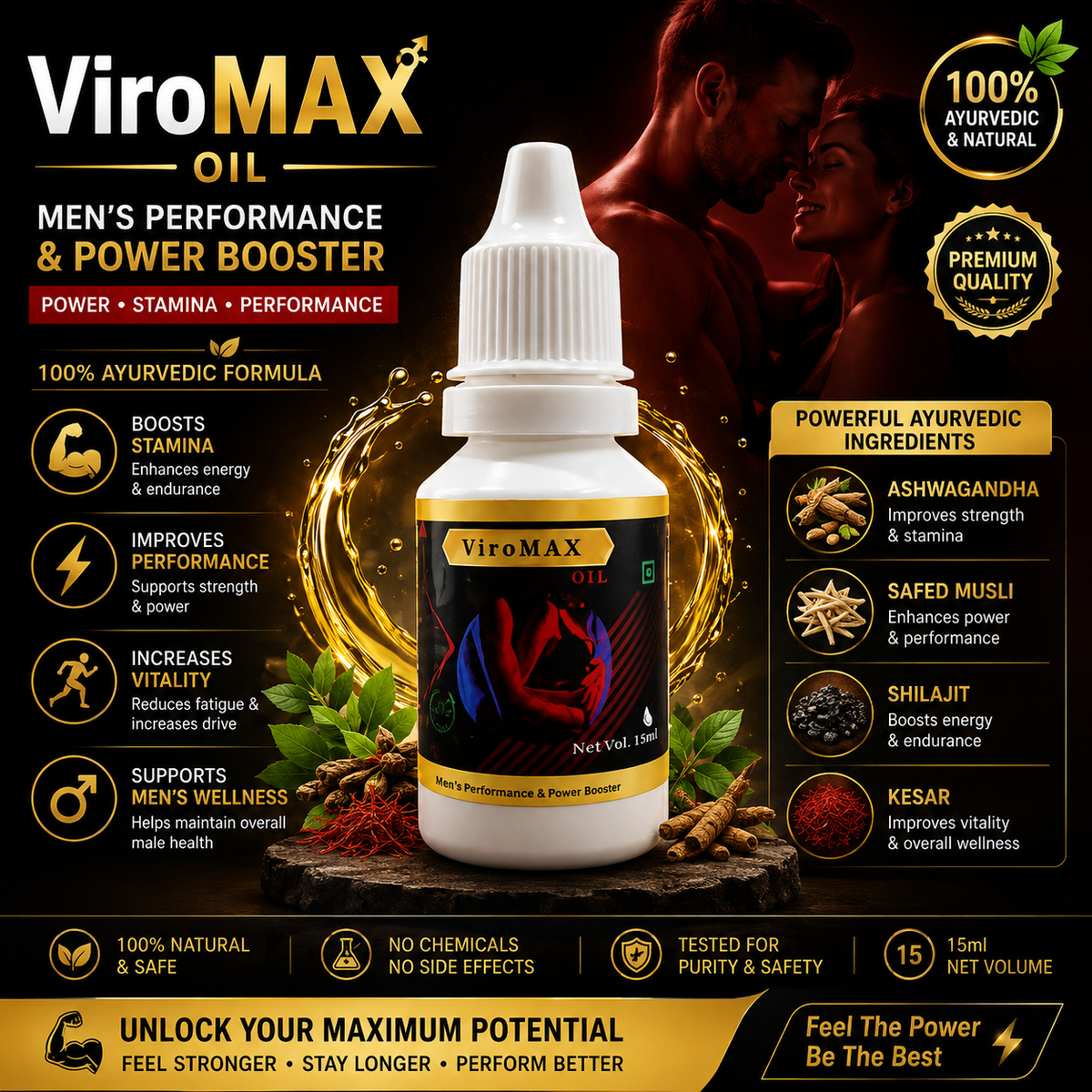 ViroMAX Oil – Men's Wellness Oil