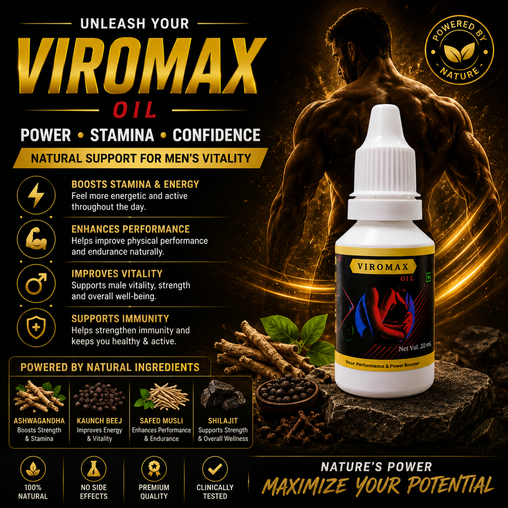 ViroMAX Oil – Men's Wellness Oil