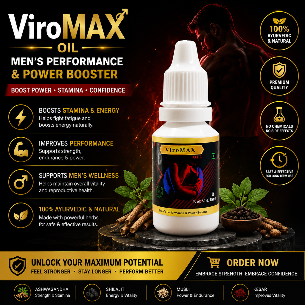 ViroMAX Oil – Men's Wellness Oil